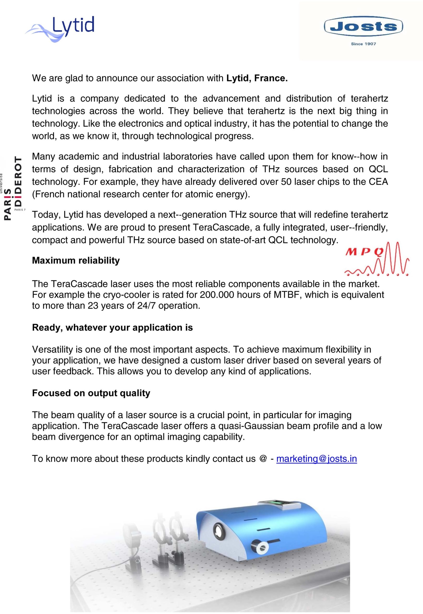 Association with Lytid France-August 2016